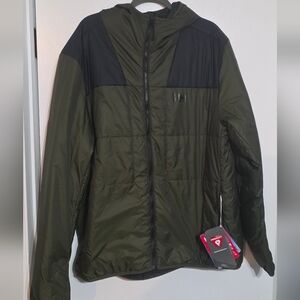 Helly Hansen Flex Insulated Jacket Primaloft Utility Green Black Men SZ 2XL NWT